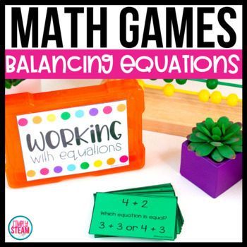 Preview of Balancing Equations First Grade Math Games