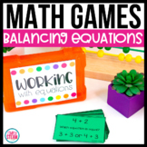 Balancing Equations First Grade Math Games