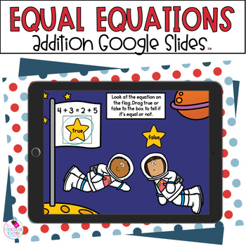 Preview of Balancing Equations - Equal Sign Addition 1st Grade Math Google Slides ™