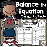 Balancing Equations First Grade | Subtraction Facts
