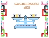 Balancing Equations Game