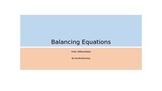 Balancing Equations - Math Differentiated  = Fun Learning!