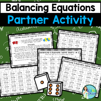 Preview of Balancing Equations Partner Activity