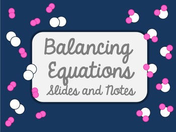 Preview of Balancing Equations Presentation and Notes Combo!