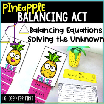Preview of Balancing Equations & Solving Unknown {Sorts, Stations & Around the Room}