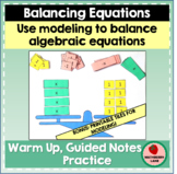 Balancing Equations Using Models to Solve Equations