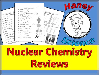 Preview of Nuclear Chemistry Practice Sheets