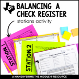 Balancing a Check Register Activity | Personal Finance Sta