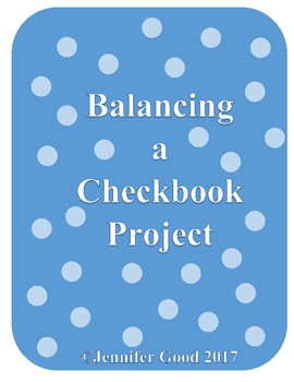 Preview of Balancing a Checkbook Project