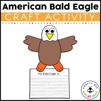 Preview of Bald Eagle Craft | American Symbols Activity | Patriotic Holidays | 4th of July