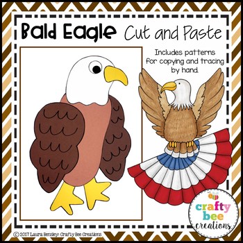 Preview of Bald Eagle Craft | American Symbols Activity | Patriotic Holidays | Bird Craft