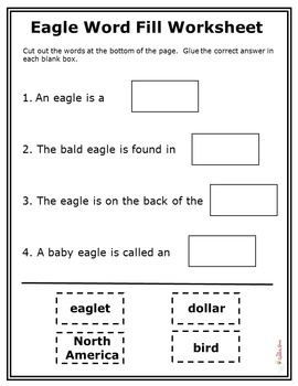 Bald Eagle Worksheet