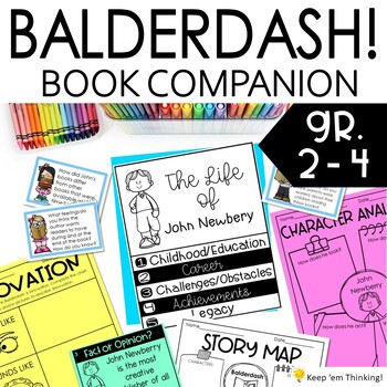 Preview of Balderdash! John Newbery Picture Book Biography Companion and Activities