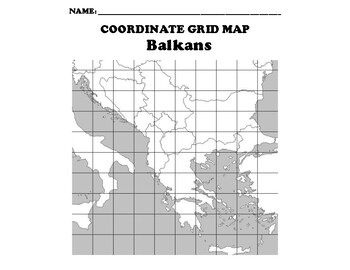 blank balkans map