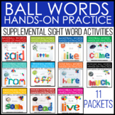 Ball Words - Sight Word Fine Motor Practice Bundle