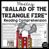 Ballad of the Triangle Fire Poem Reading Comprehension Ind