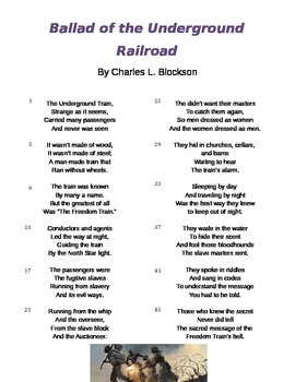 ballad poem examples for kids