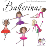 Ballerina, Ballet, Dancers Clip Art