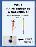 Ballerina Paintbrush