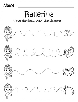 Free Printable Princess Trace in the Path Prewriting Practice Pages - The  Artisan Life