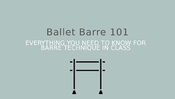 Barre 101 for Beginners