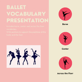 Ballet Barre, Center and Across the Floor Vocabulary