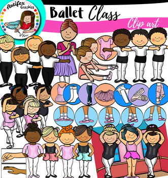 Preview of Ballet Class clip art