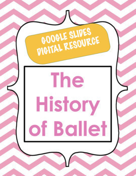 Preview of Ballet History: DISTANCE LEARNING (Google Slides Presentation)