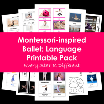 Preview of Ballet Language Printable Pack