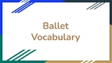 Ballet Terminology for Intermediate to Advanced Dancers