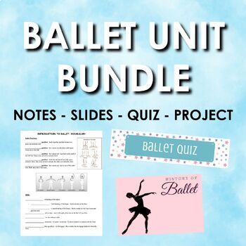 Preview of Ballet Unit Bundle