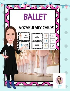 Preview of Ballet Vocabulary Cards