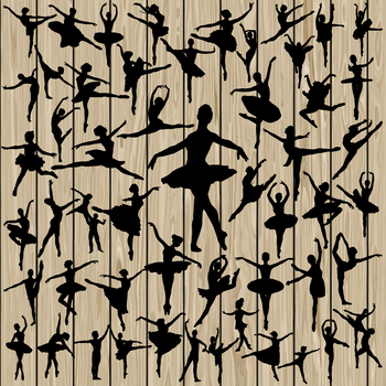 Download 50 Ballet silhouette, SVG, DXF, PNG, EPS, Vector ...