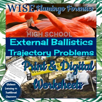Preview of Ballistics Trajectory Practice Problems Calculations PRINT and DIGITAL