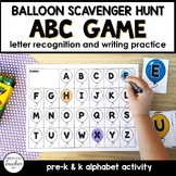 Balloon ABC Scavenger Hunt - Summer Alphabet Activities