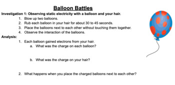 electric charge balloon