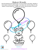 Balloon Breath Coloring Page