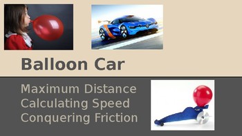 Preview of Balloon Car Power Point - NGSS