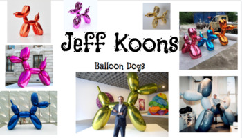 Preview of Balloon Dog Slide for Class Inspiration