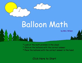 Preview of Balloon Math