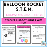 Balloon Rocket STEM Teamwork Challenge