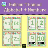 Balloon Themed Alphabet and Numbers 1-10 with 10-frame - g