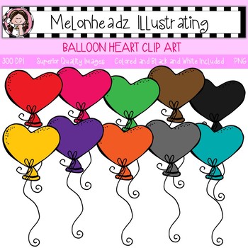 heart balloon clip art black and white