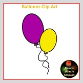 Balloons Clipart - Personal or Commercial Use