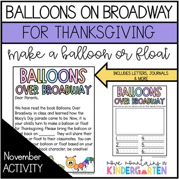 Preview of Balloons Over Broadway Activity