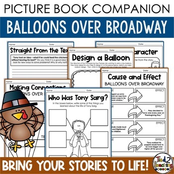 Preview of Balloons Over Broadway Book Companion with Book Review Pennant