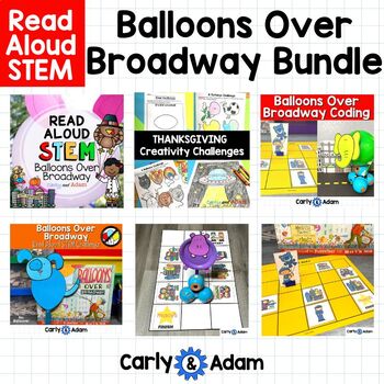 Preview of Balloons Over Broadway STEM Challenges and Thanksgiving Activities Bundle