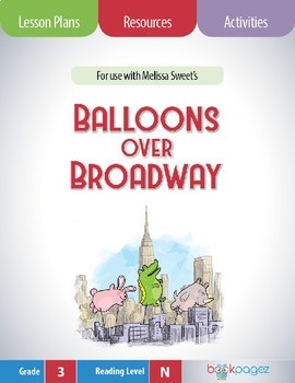 Preview of Balloons Over Broadway Thanksgiving Lesson Plans and Activities