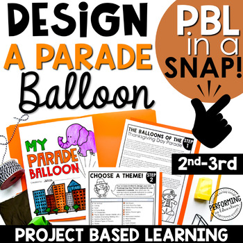 Preview of Balloons Over Broadway Thanksgiving Project-Based Learning for 2nd-3rd