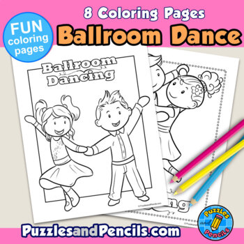 ballroom dancer coloring pages